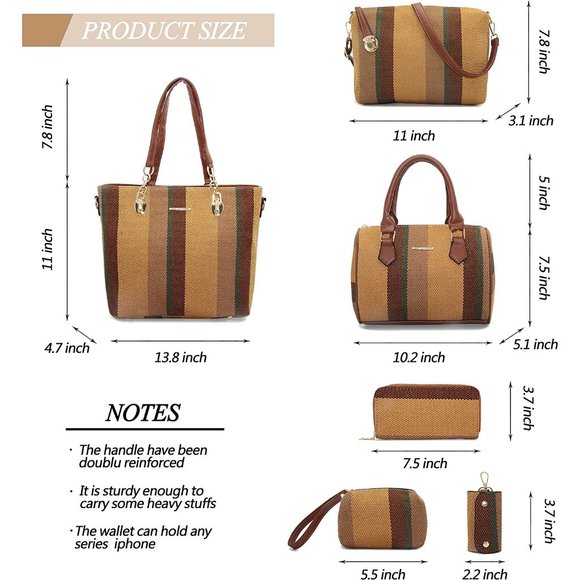 New 6 in 1 bundle * Designer Purses and Handbags - Picture 6 of 9